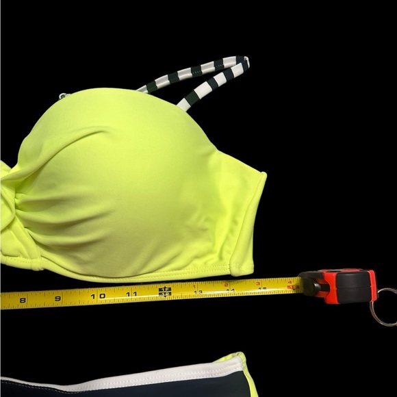 NWOT Lime Green and Black Bikini size Large - Picture 4 of 7